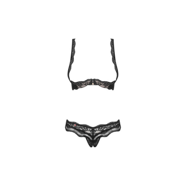 Luvae Ensemble ouvert 2 pcs  - Noir